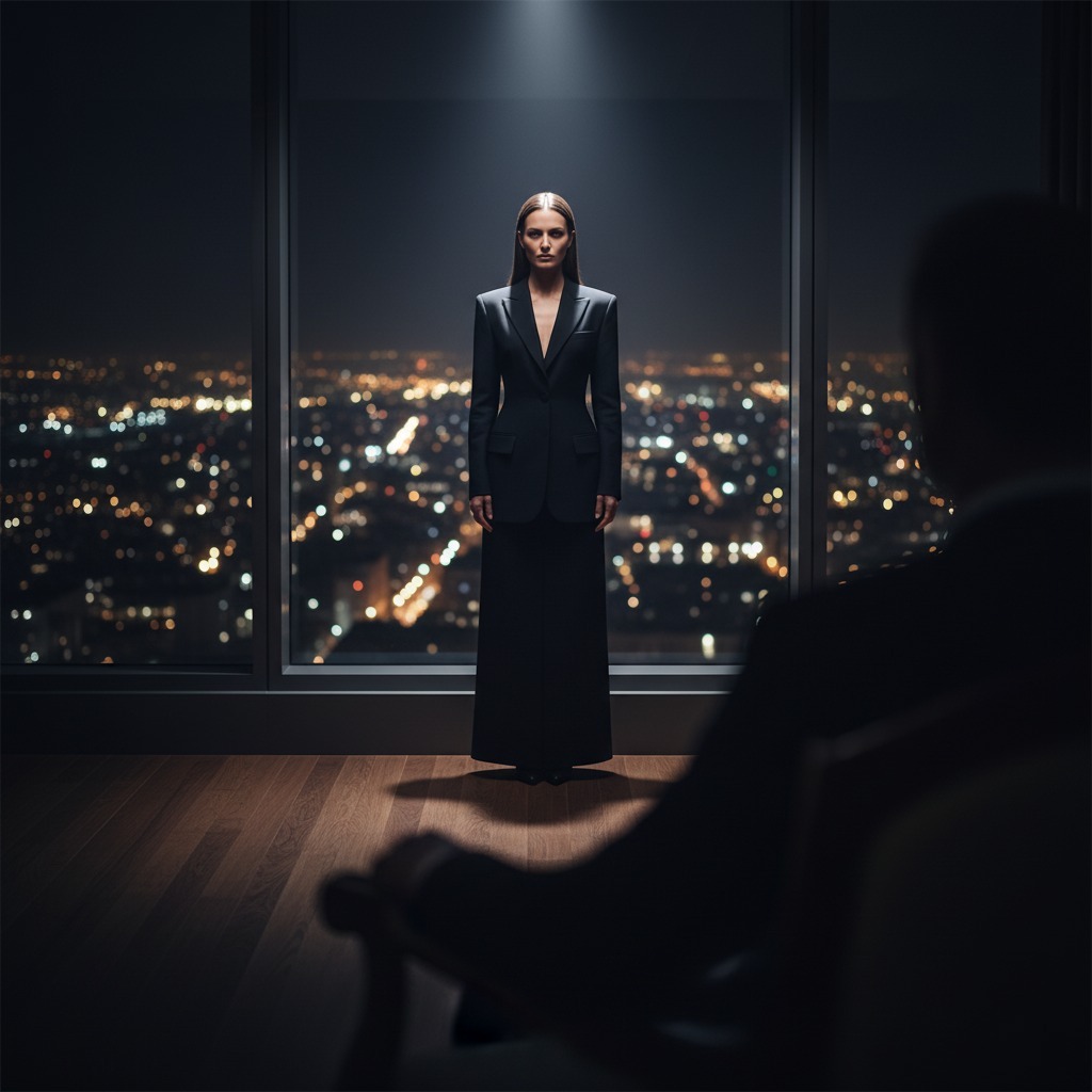 city-night-silhouette-window-observer-scene