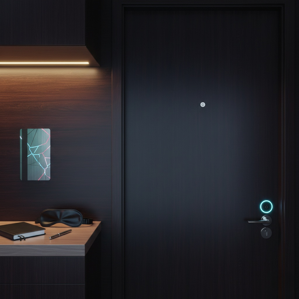 smart-lock-notebook-blindfold-privacy-tension